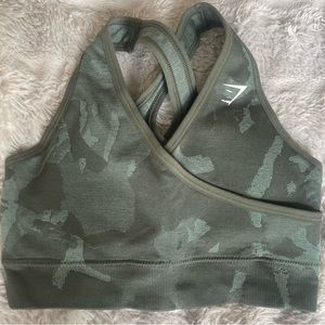 GYMSHARK ADAPT CAMO SEAMLESS SPORTS BRA